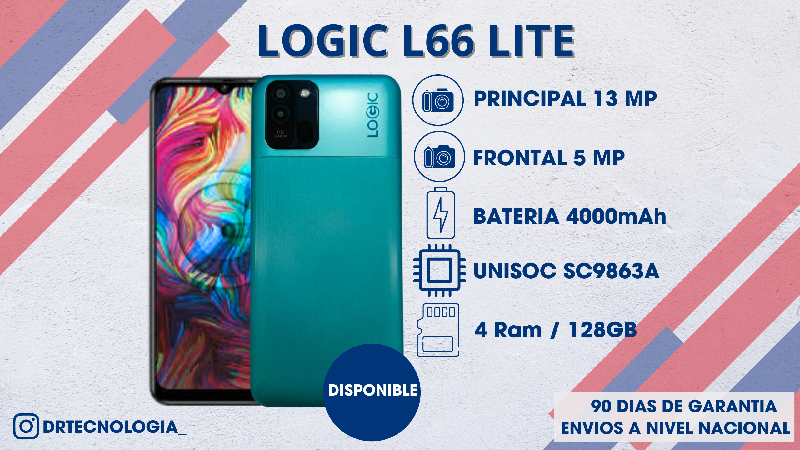 TELEFONO LOGIC L66 LITE 4/128GB